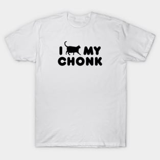 I Love my Chonk - Inverted T-Shirt